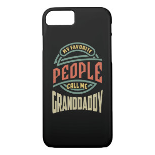 Mens My Favourite People Call Me Granddaddy Gift Case-Mate iPhone Case