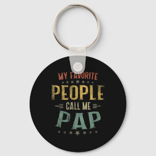 Mens My Favourite People Call Me Pap Shirt Fathers Key Ring