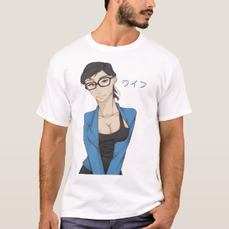 Mens My Favourite Waifu Mia Khalifa Funny Graphic T-Shirt