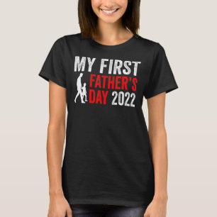 Mens My First Father's Day 2022 For Husband First T-Shirt