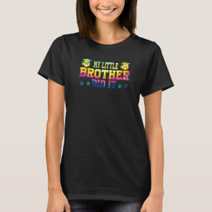 Mens My Little Brother Did It Senior  1 T-Shirt