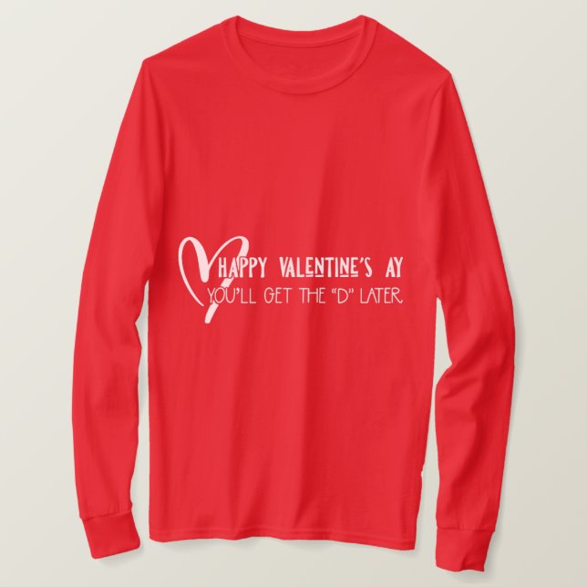 Men's Naughty Valentine's Day T-Shirt (Design Front)