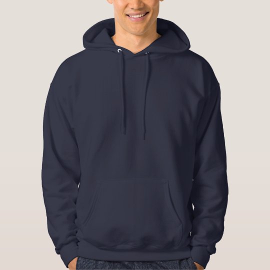 plain navy blue hoodie