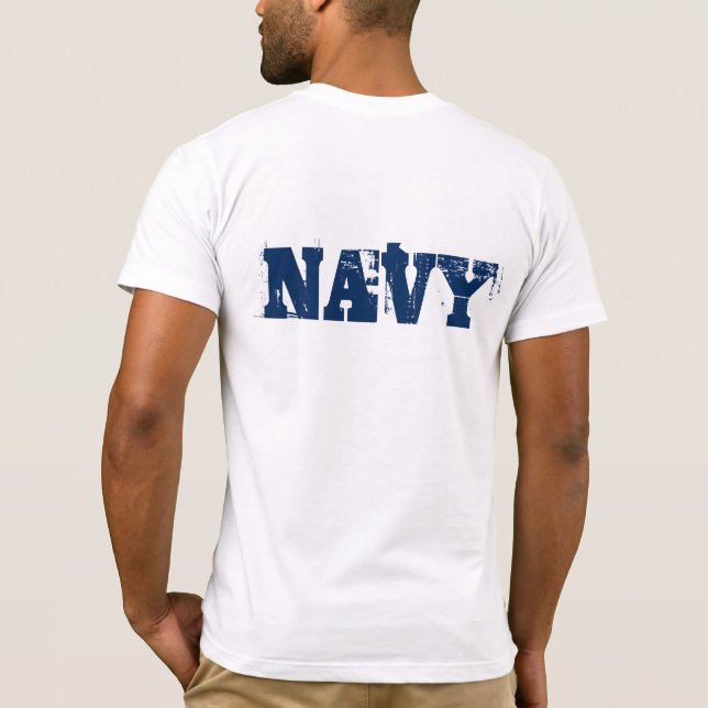 Men's Navy T-Shirt (Back)