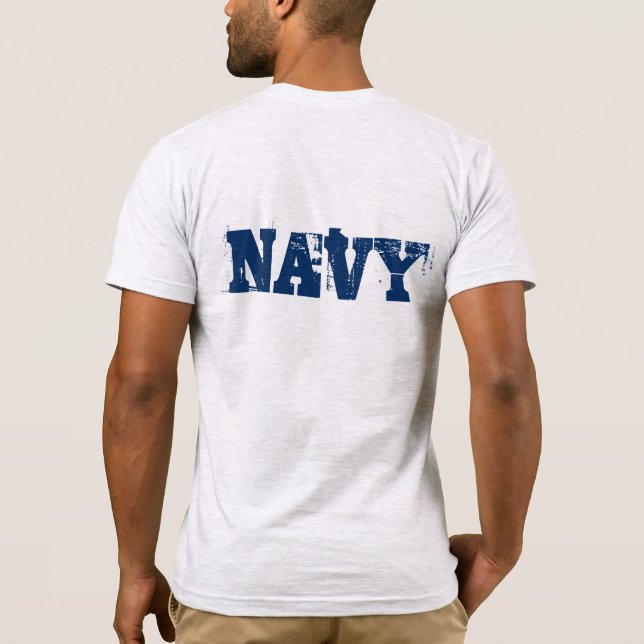 Men's Navy T-Shirt (Back)