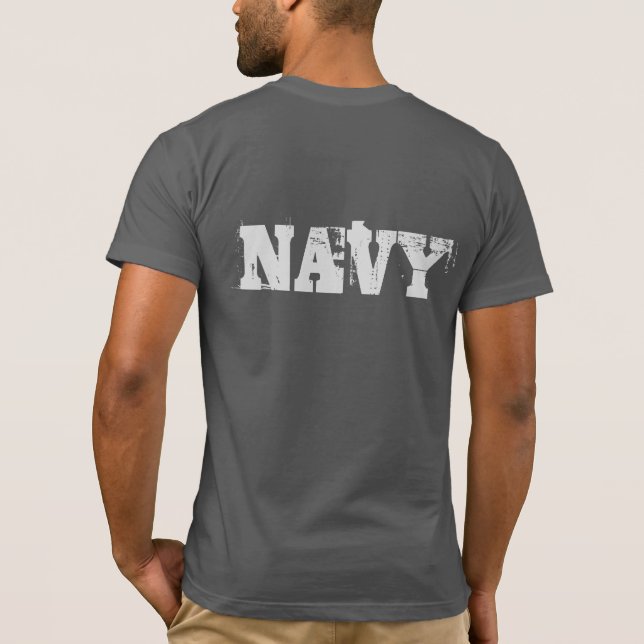 Men's Navy T-Shirt (Back)