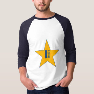 Men's navy white raglan T-shirt INDIANA SOCCER
