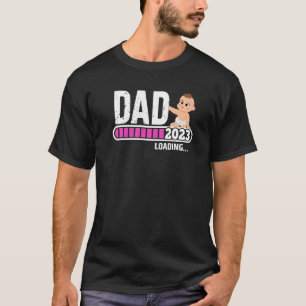 Mens New Dad 1st Time Dad Est 2023 Promoted To Dad T-Shirt