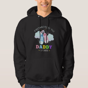 Mens New Dad Fun Pregnancy Announcement Promoted T Hoodie