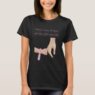 Mens New Dad Of A Girl Holding Hands With A Baby F T-Shirt