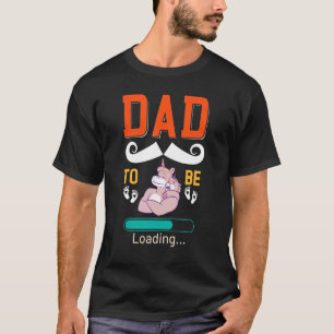 Mens New Dad to Be  Father Soon to Be Dad Pregnant T-Shirt