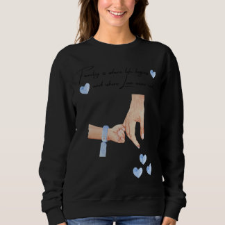 Mens New Father Of A Boy  Holding Hands With A Bab Sweatshirt