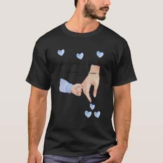 Mens New Father Of A Boy  Holding Hands With A Bab T-Shirt