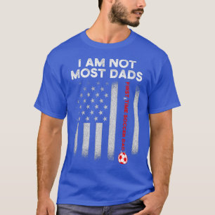 Mens New First Time Dad to Be Mentoring Soccer T-Shirt