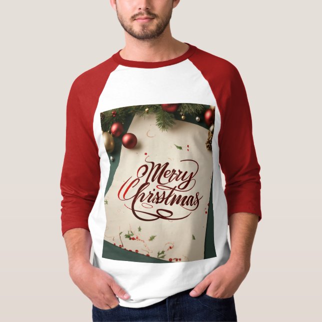 Mens New look Christmas Tshirts (Front)