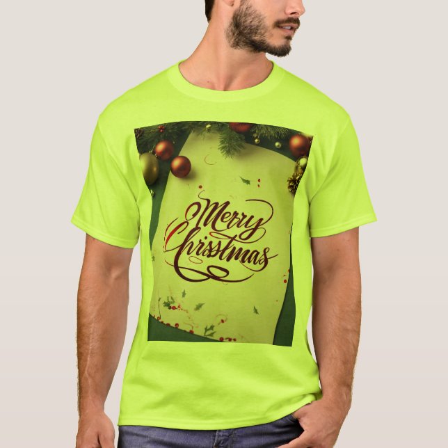 Mens New look Christmas Tshirts (Front)