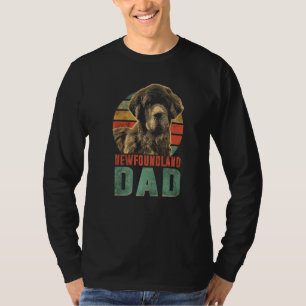 Mens Newfie Dog Newfoundland Dad 3 T-Shirt