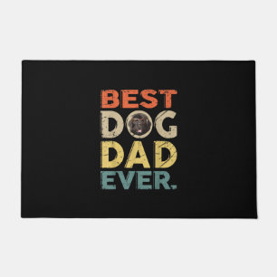 Mens Newfoundland Best Dog Dad Ever Fars Day Doormat