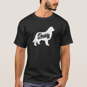Mens Newfoundland Daddy Dog Owner Papa Fathers Of  T-Shirt