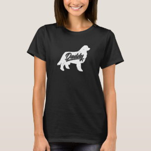 Mens Newfoundland Daddy Dog Owner Papa Fathers Of  T-Shirt