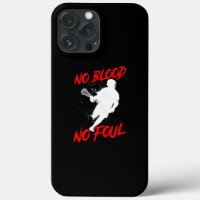 Mens No Blood no Foul Lacrosse 