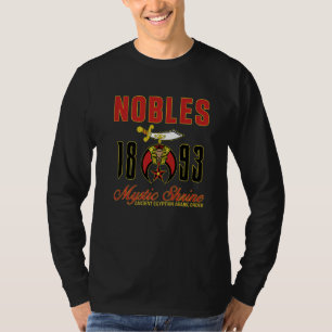 Mens Nobles 1893 Shriner Emblem Aeaonms Mason Pare T-Shirt