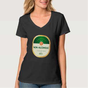 Mens Non Alcoholic Sober Sobriety Recovering Alcoh T-Shirt