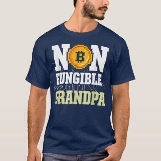 Mens Non Fungible Grandpa NFT Fan NFT Investor Cry T-Shirt