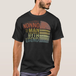 Mens Nonno Man Myth Legend Vintage Men Retro Class T-Shirt