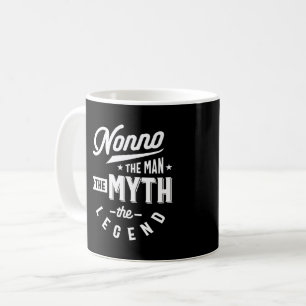 Mens Nonno The Man The Myth The Legend T-shirt Fat Coffee Mug