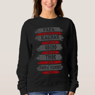 Mens Nordic Dad Favourite Viking Father's Day Sweatshirt