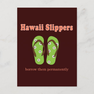 Mens Novelty Slippers Postcard
