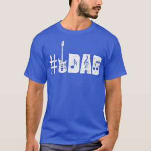 Mens Number 1 Guitar Dad Music Lover Funny Gifts F T-Shirt