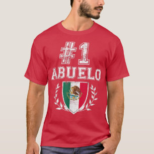 Mens Number One Abuelo Latino Spanish Grandfather T-Shirt