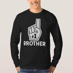 Mens Number One Brother Father Day Birthday Son 1 T-Shirt