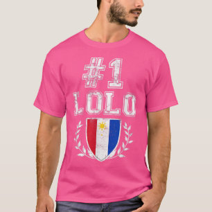 Mens Number One Lolo Filipino Grandfather  T-Shirt