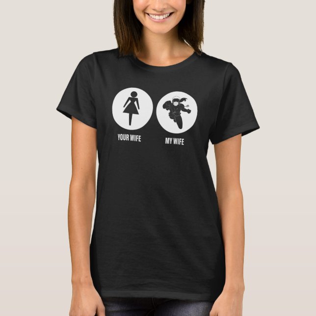 Mens Nurse  Your Wife My Wife  Nurse Quote For Hus T-Shirt (Front)