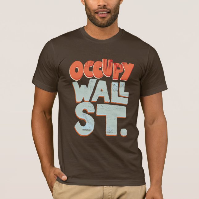 Men's OCCUPY Bella Canvas short sleeve T Shirt (Front)