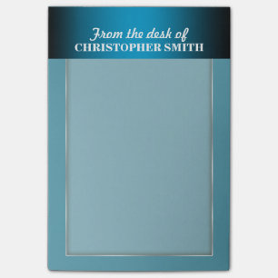 Mens office organiser work blue post-it notes