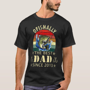 Mens Ofishally The Best Dad For 11th Year Academy T-Shirt