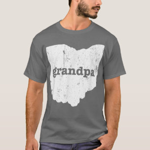 Mens Ohio Grandpa T  Grandfather Gifts State Grand T-Shirt