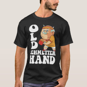Mens Old Butterfly Hand Grandpa Outfit Grandad Pla T-Shirt