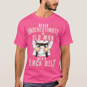 Mens Old Man Karate Belt - Karate T-Shirt