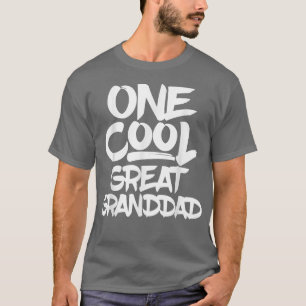 Mens One Cool Great Granddad   Grandfather Fathers T-Shirt