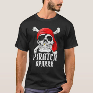 Mens Oparrr Pirate Shirt Grandpa Pirate Costume Fa