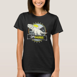Mens Opi From Grandchildren Men Trex Opisaurus T-Shirt