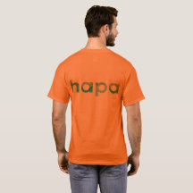 Men's Orange Hapa T-Shirt