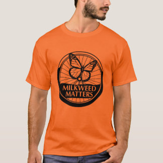 Men's Orange Shirt B/W Logo