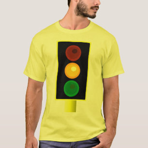 Mens Orange Traffic Light Shirt