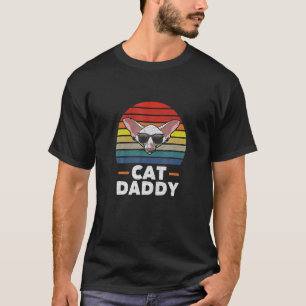 Mens Oriental Shorthair Cat Daddy  Cat Dad T-Shirt